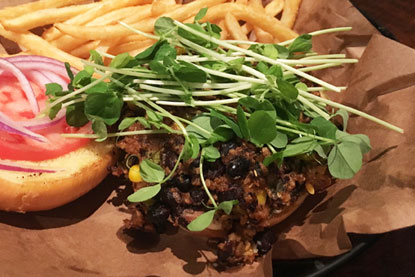 Spicy Black Bean Burger