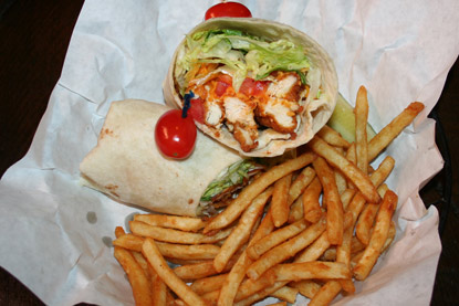 Buffalo Chicken Wrap by Troll Pub