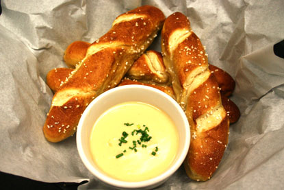 Beer Cheese and Pretzels