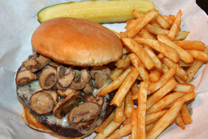 Swiss Mushroom Burger